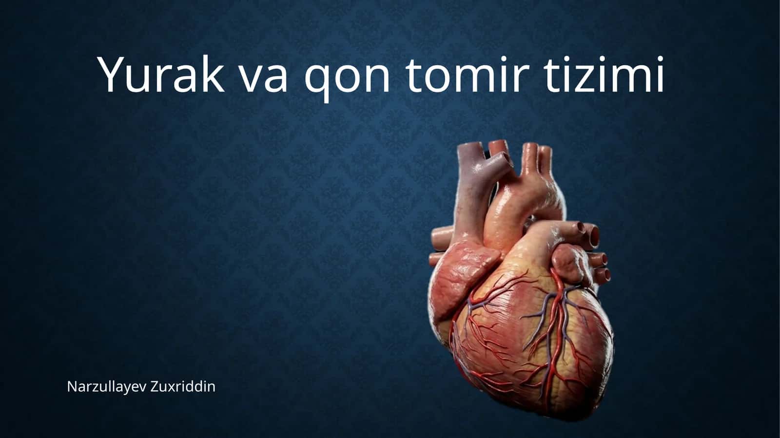 Yurak qon tomir prezentatsiya