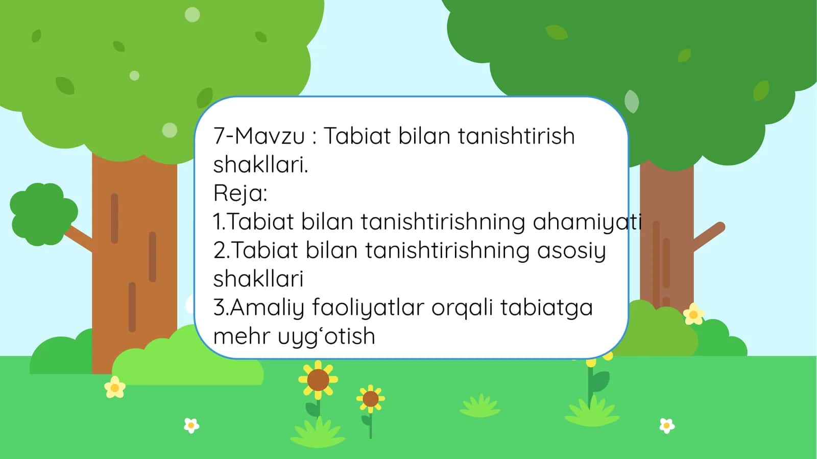 Tabiatbilantanishtirishshakllari