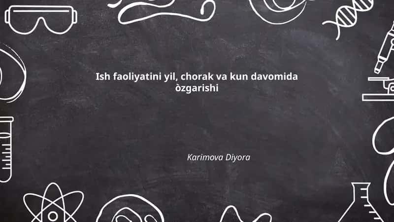 Ish faoliyatini rejalashtirish