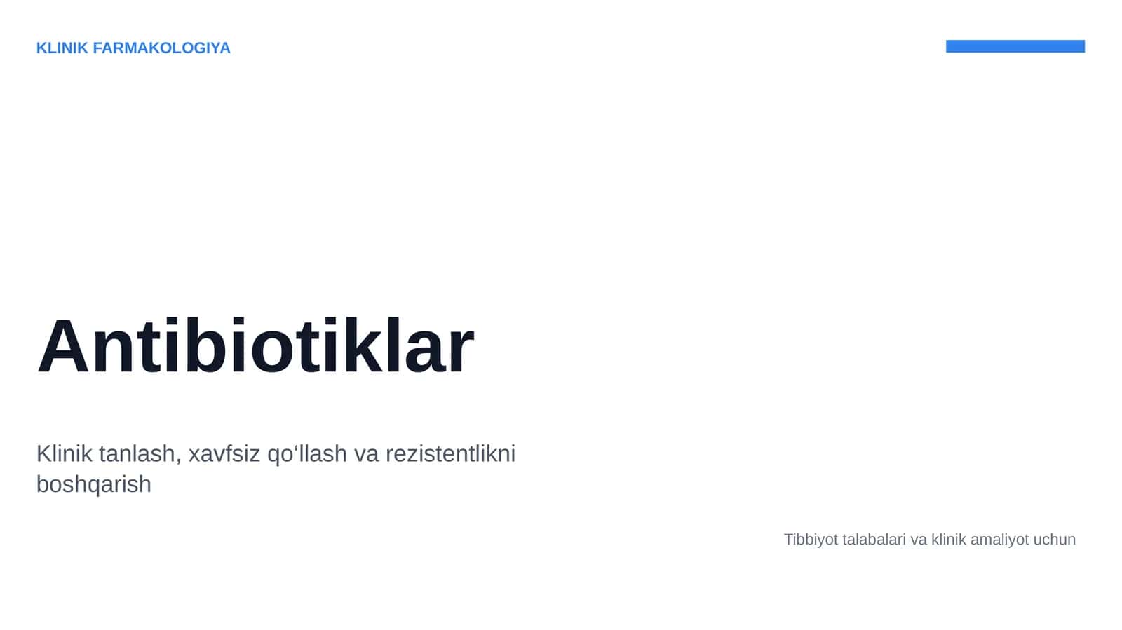 Antibiotiklar