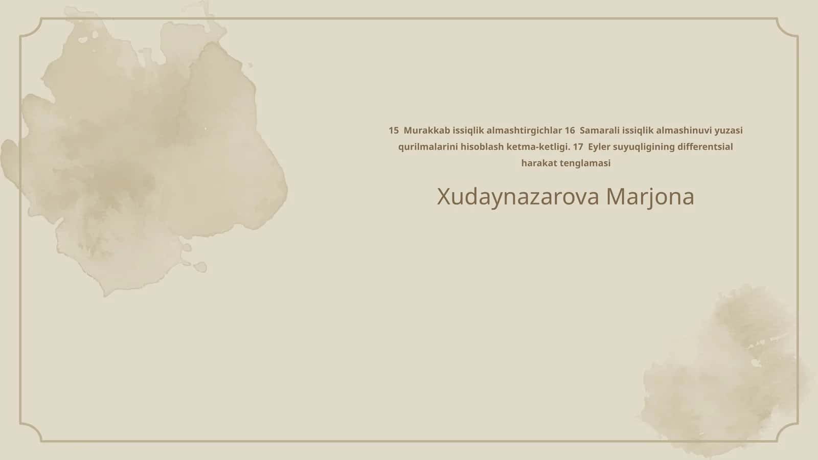 Murakkab issiqlik almashtirgichlar