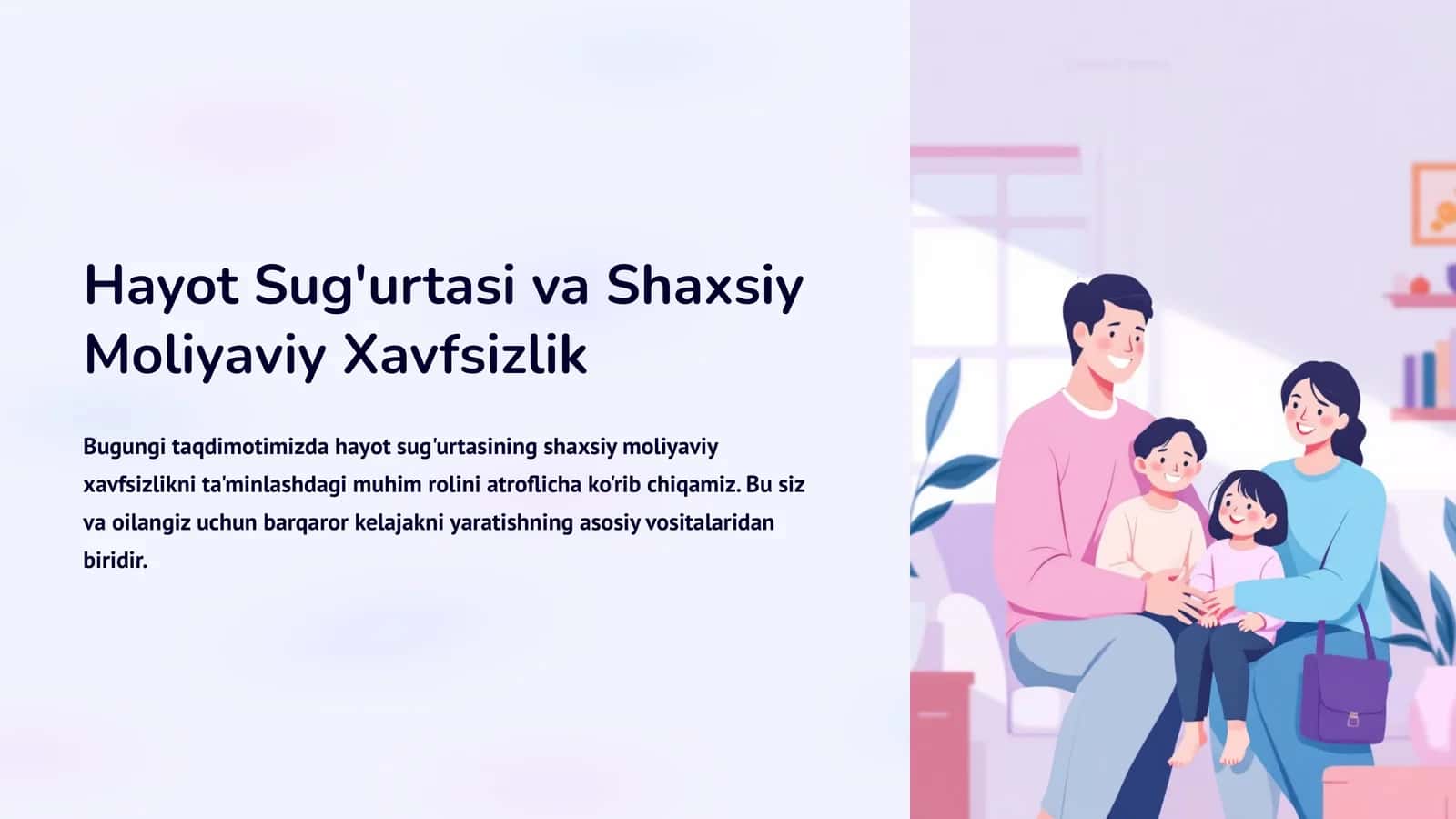 Hayot Sug'urtasi va Shaxsiy Moliyaviy Xavfsizlik