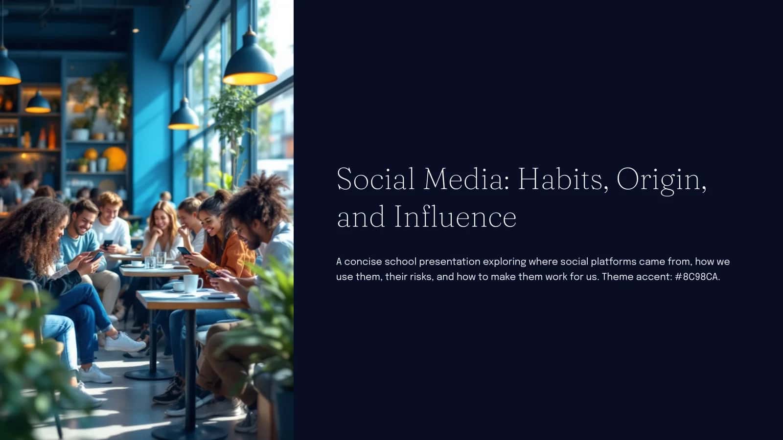 Social Media: Habits, Origin, and Influence