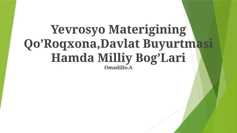 Yevrosyo Materigining Qo‘Roqxona