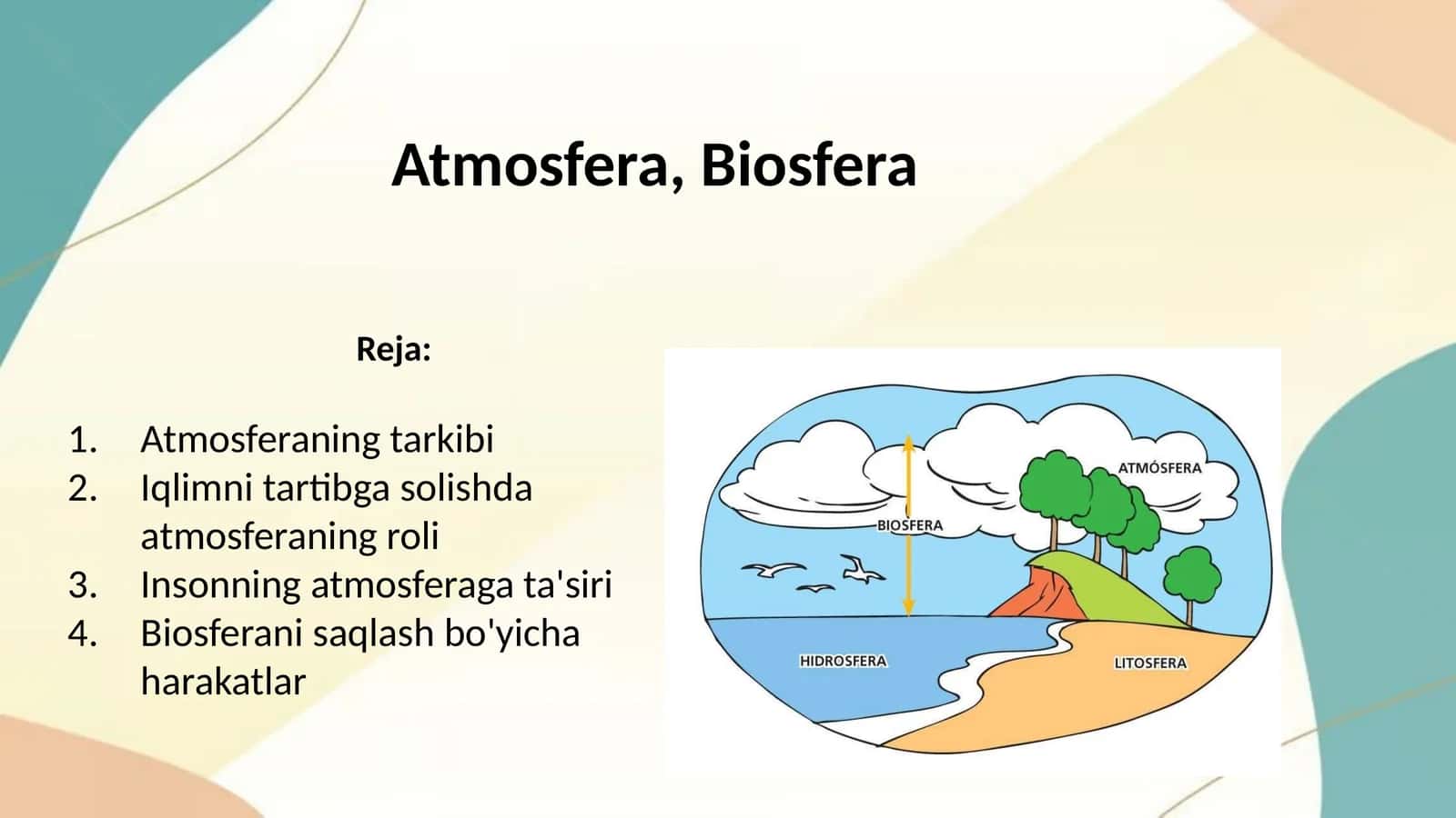 Atmosfera, Biosfera