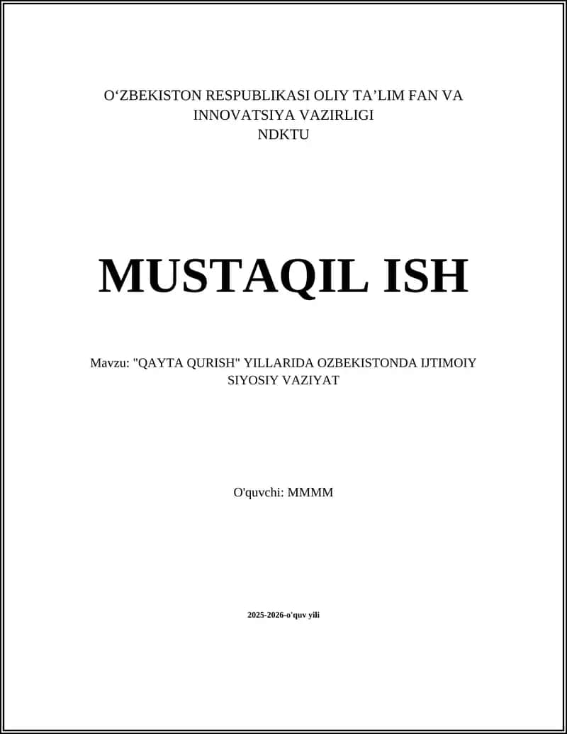 Qayta qurish siyosati