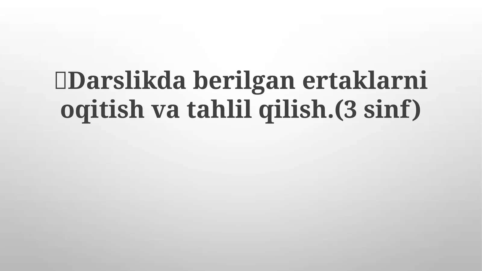 Ertaklarni Hayotga Keltirish: Qiziqarli Mashqlar va Strategiyalar