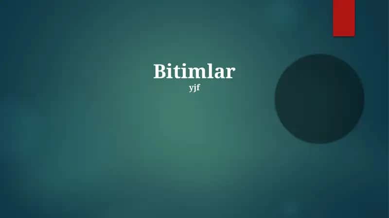 Bitimlar