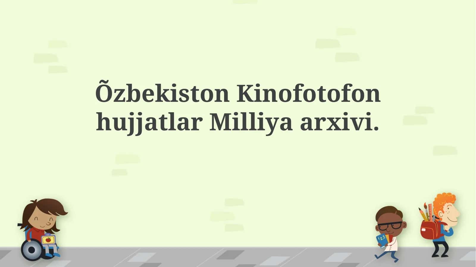 O'zbekiston Kinofotofono Hujjatlari Milliy Arxivining Tarixi va Fondi