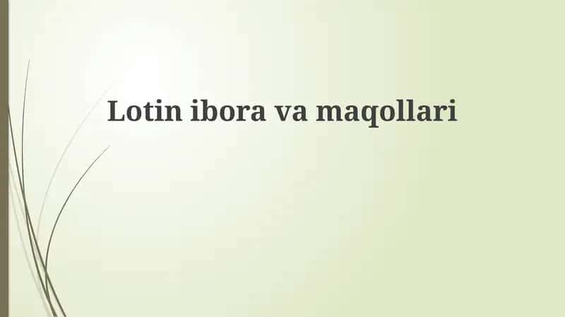 Lotiniboravamaqollari