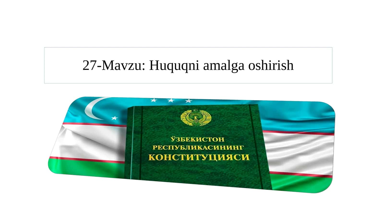 Huquqniamalgaoshirish