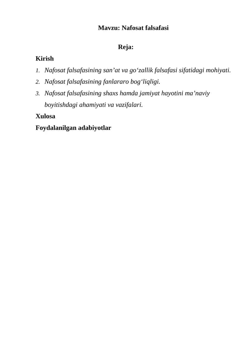 Nafosat falsafasi