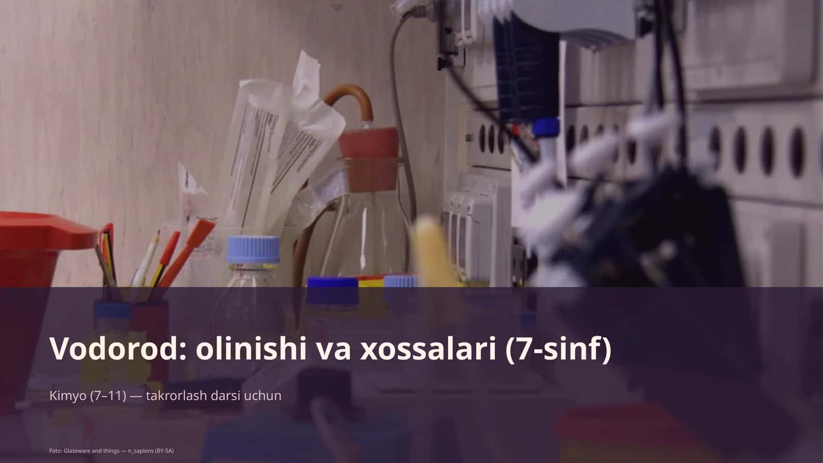Vodorod: olinishi va xossalari (7-sinf)