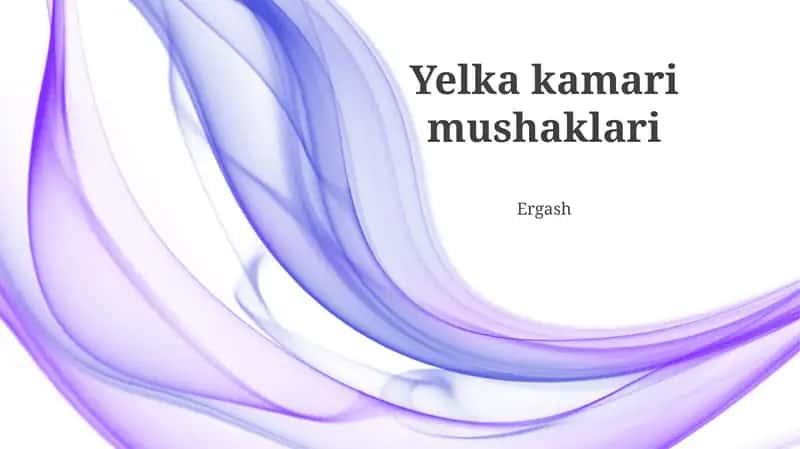 Yelka kamari mushaklari