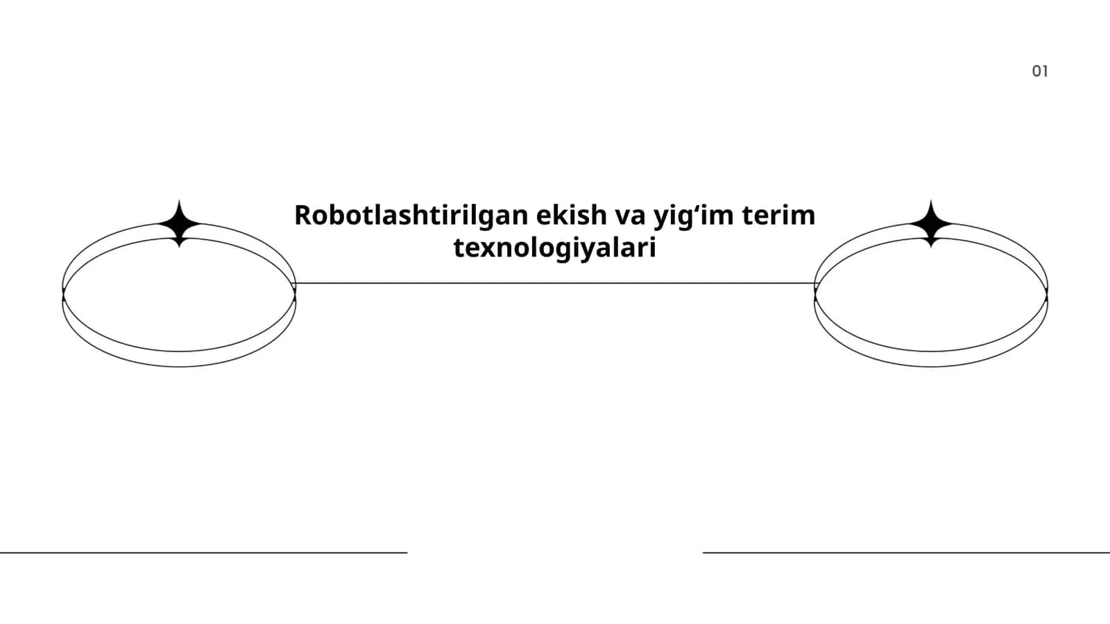 Robotlashtirilgan ekish va yig‘im terim texnologiyalari
