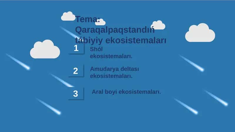 Qaraqalpaqstandiń tábiyiy ekosistemaları