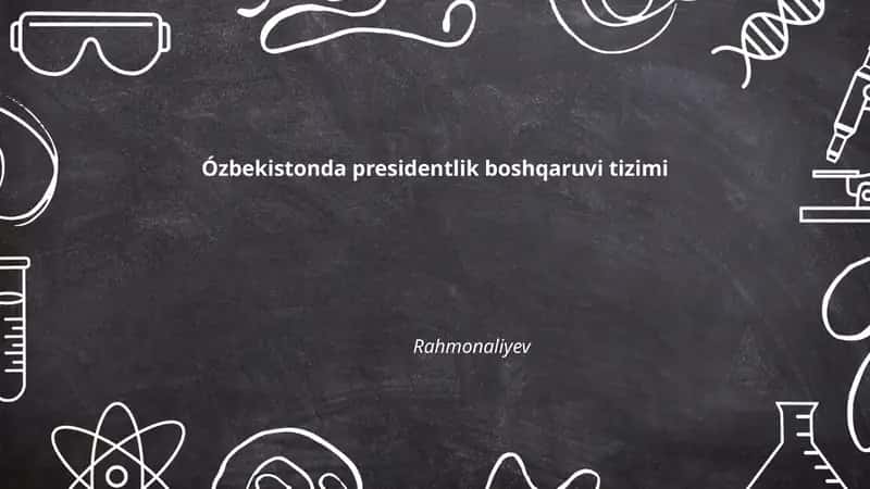 Prezidentlik boshqaruvi tizimi