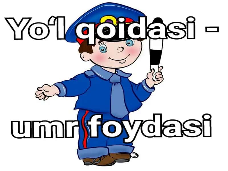 Yo'l belgilari bolalar uchun