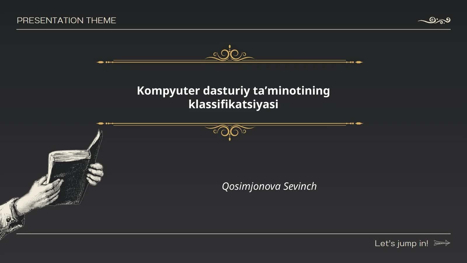 Kompyuter dasturiy taʼminotining klassifikatsiyasi