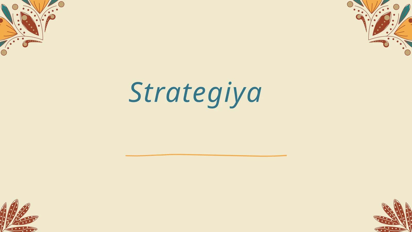 Strategiya