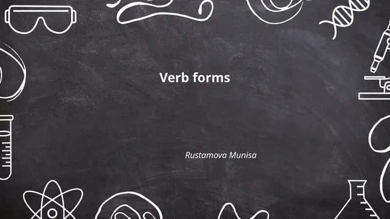 Verb forms