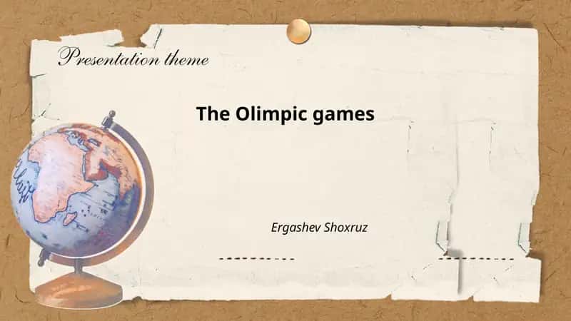The Olympic Games