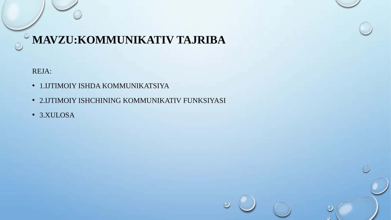 Kommunikativtajriba