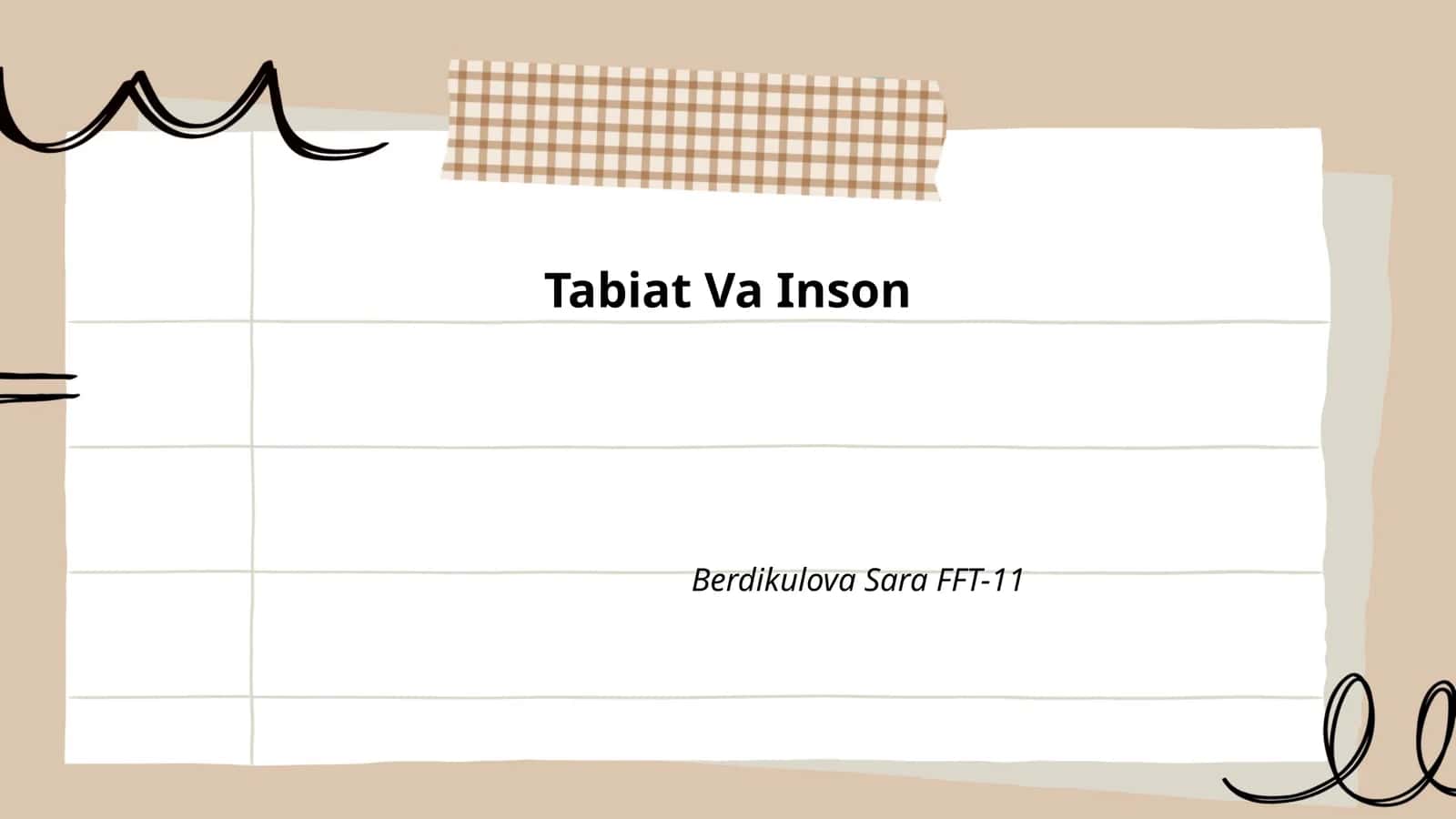 Tabiat Va Inson