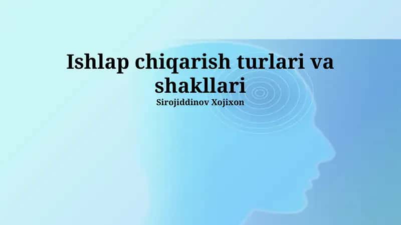 Avtomatlashtirilgan ishlab chiqarish