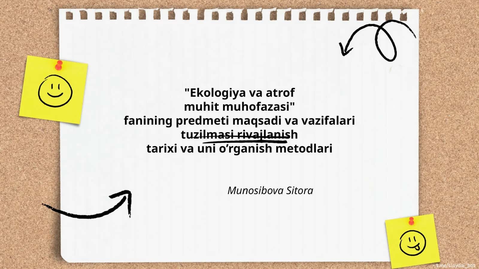 Ekologiya va atrof muhit muhofazasi