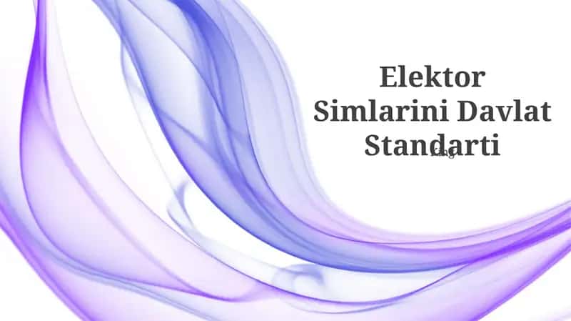 Elektor Simlarini Davlat Standarti