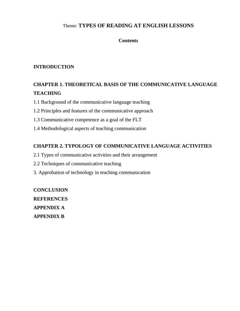TYPES OF READING AT ENGLISH LESSONS