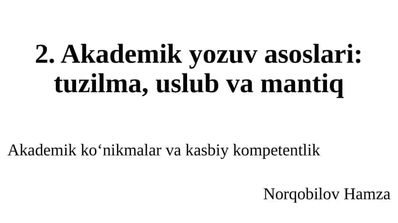 Akademik yozuvasi