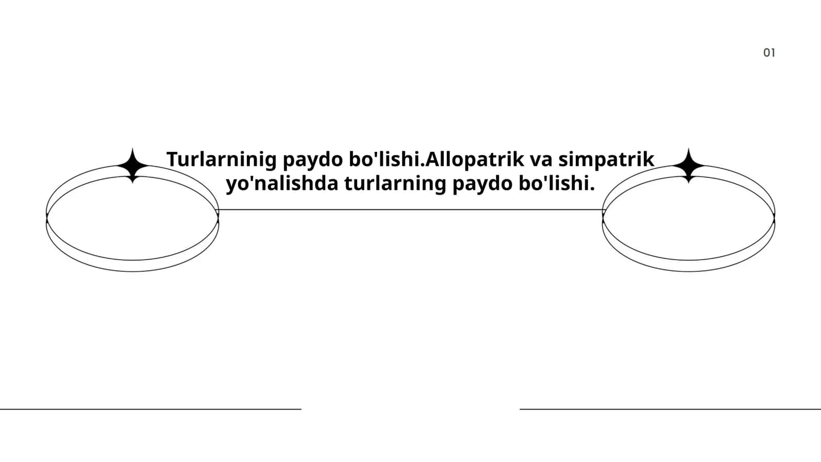 Selektsion omillar va allopatrik turlarning paydo bo'lishi