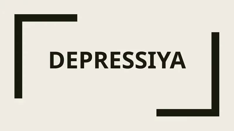 Depressiya