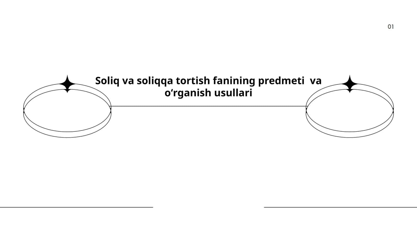 Soliq va soliqqa tortish fanining predmeti va oʻrganish usullari