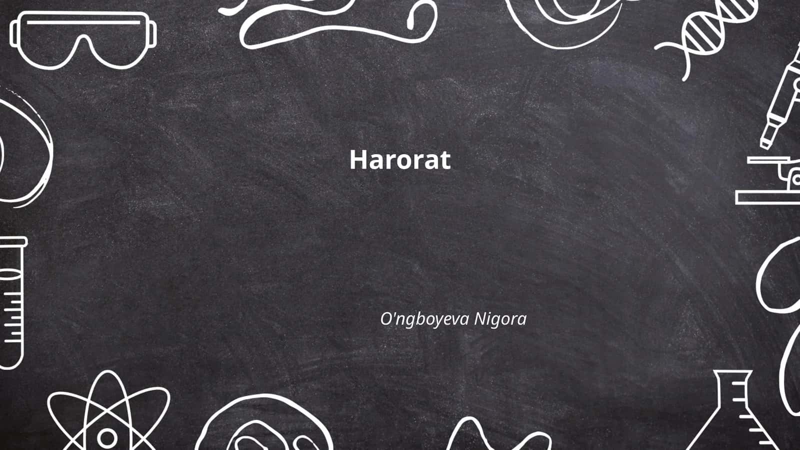 Harorat