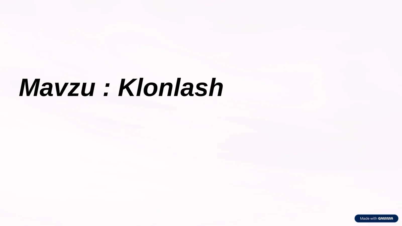 Klonlashtirish
