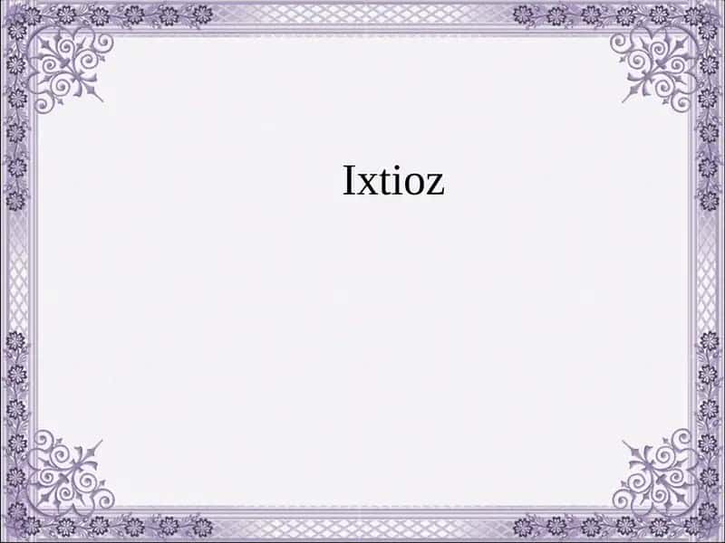Ixtioz