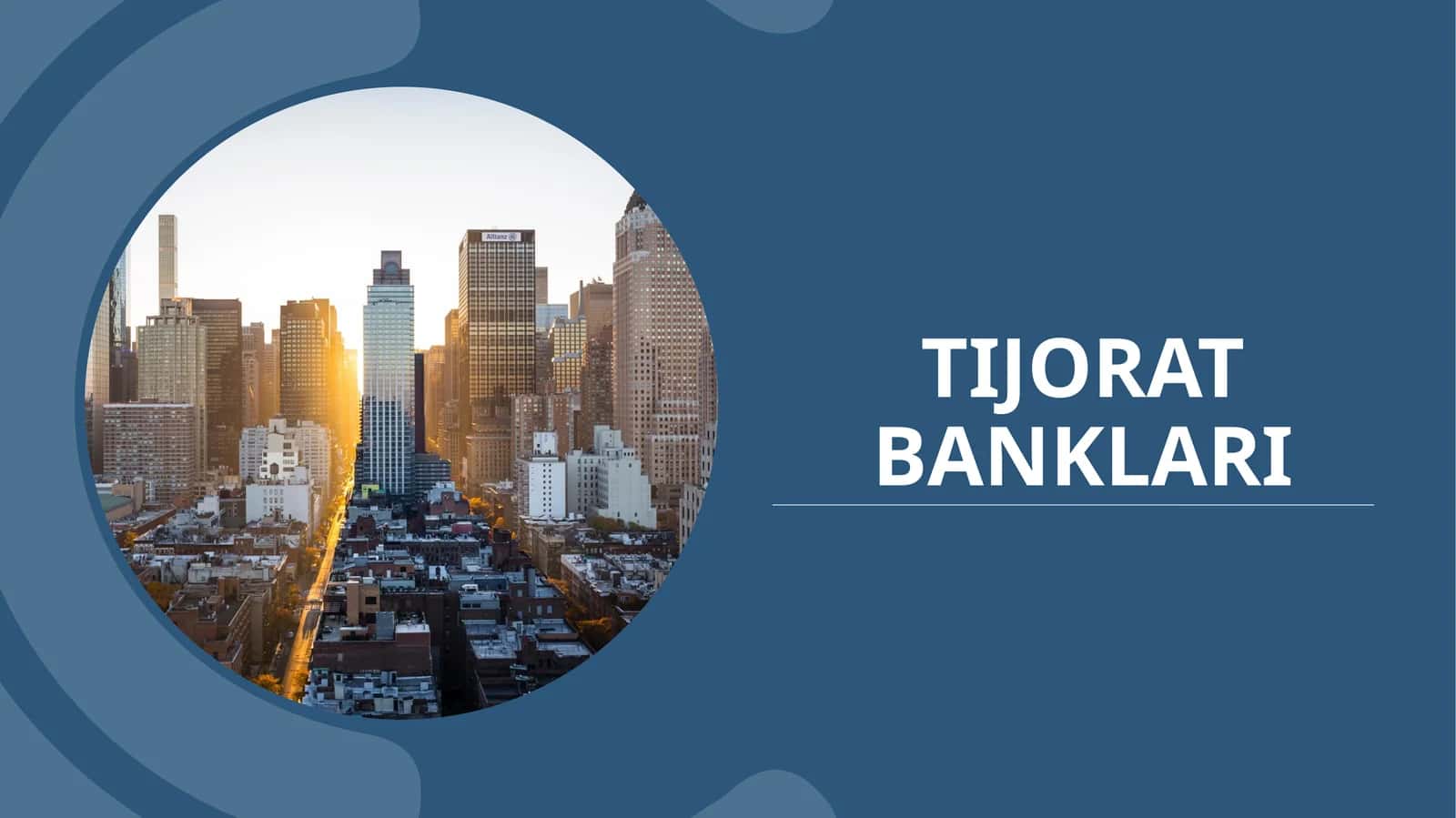 Banklarning qisqacha tarixi