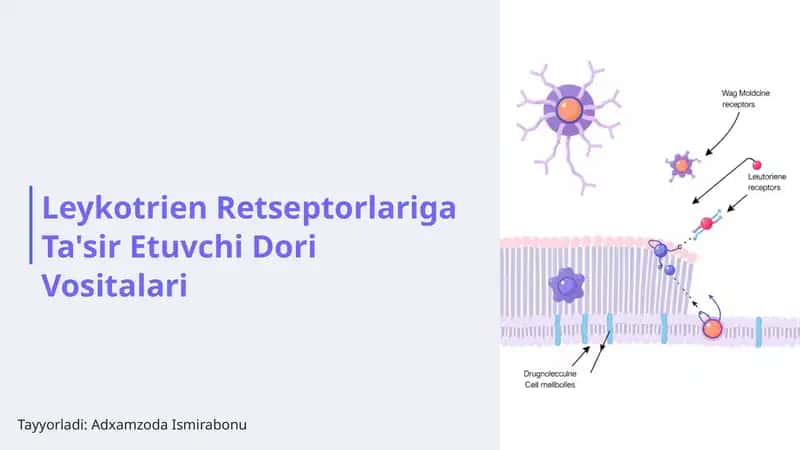 Leykotrien Retseptorlariga Ta'sir Etuvchi Dori Vositalari