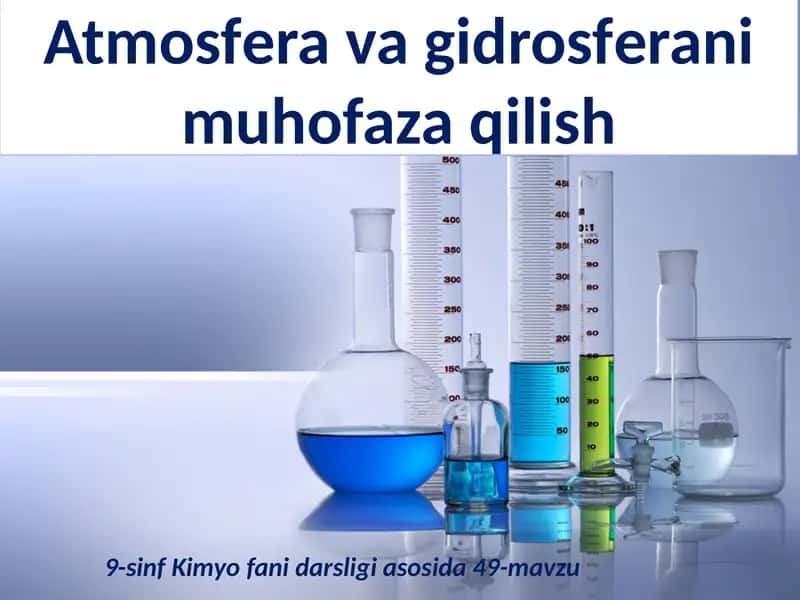 Atmosferavagidrosferanimuhofazaqilish