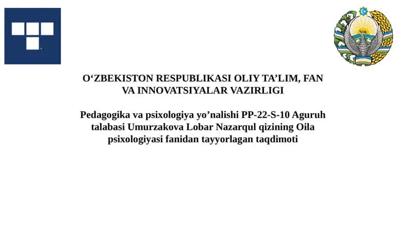 Oila psixologiyasi