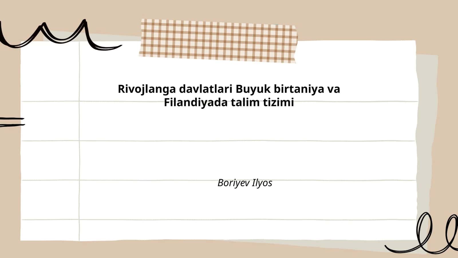 Ta'lim siyosati va strategiyalari