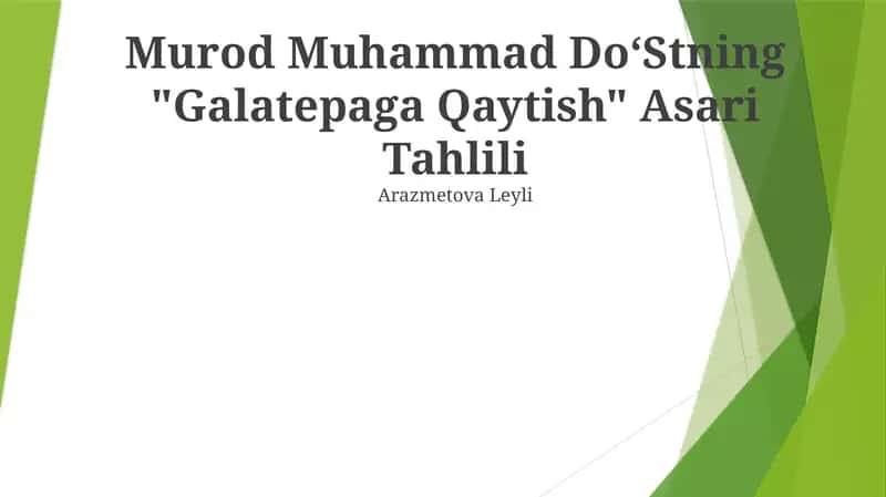 Galatepaga Qaytish
