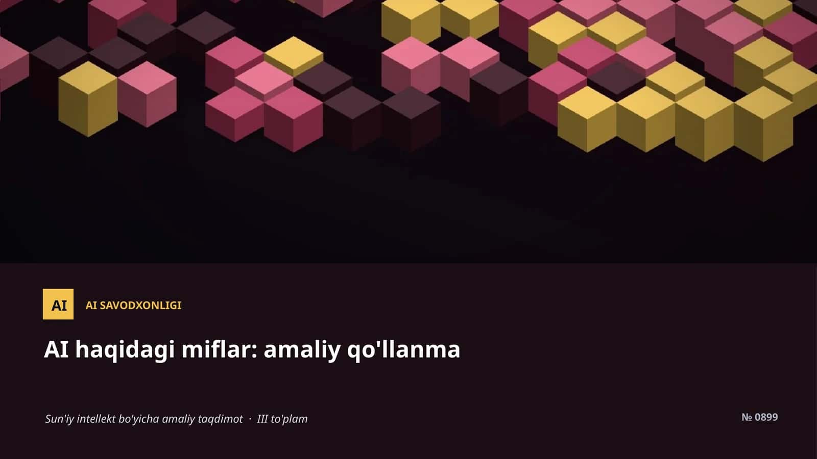 AI SAVODXONLIGI