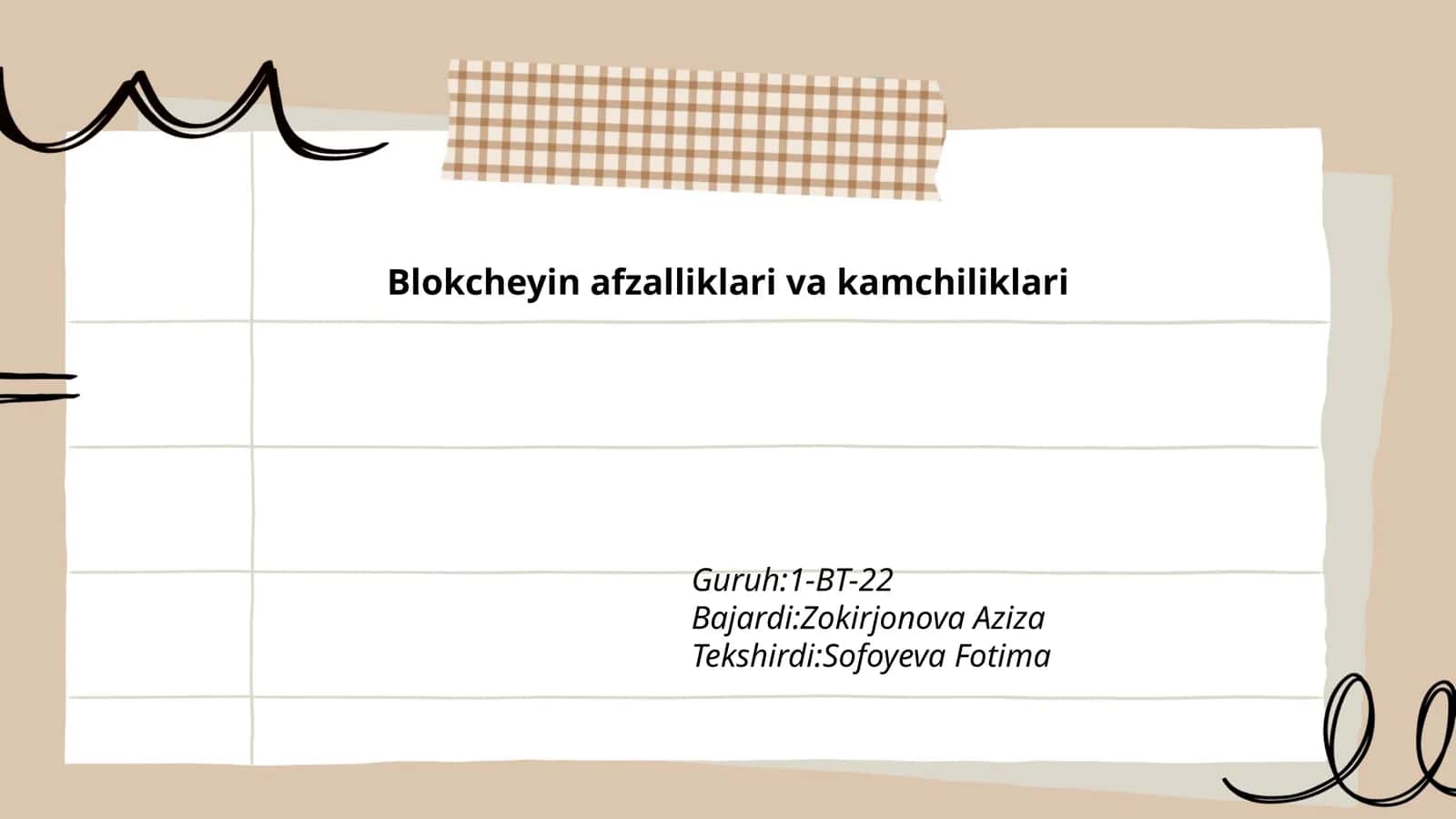 Blokcheyin afzalliklari va kamchiliklari