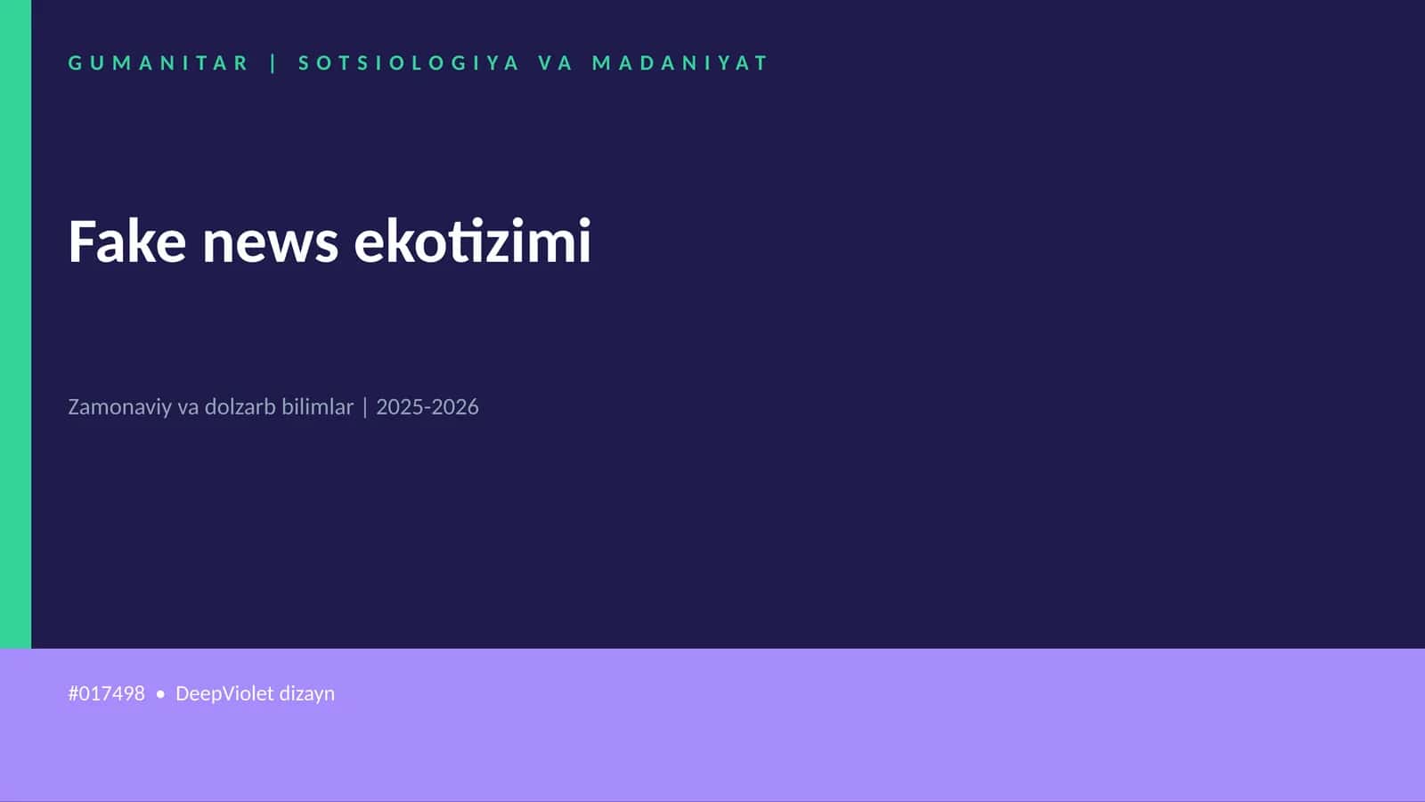 Fake news ekotizimi