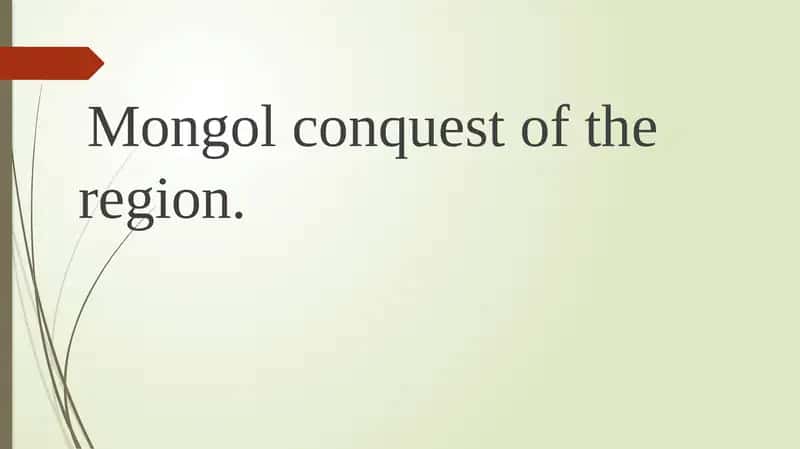 Mongol conquest in Central Asia