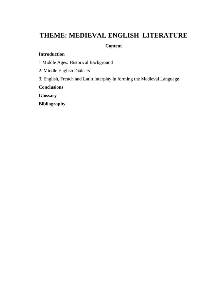 Trilingual Medieval British Culture